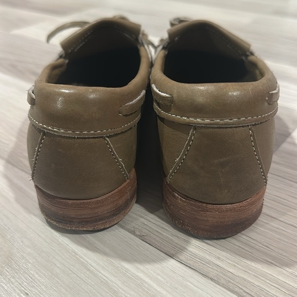 COLE HAAN Women’s Army Green Leather Loafers Size 7.5M - Picture 5 of 7